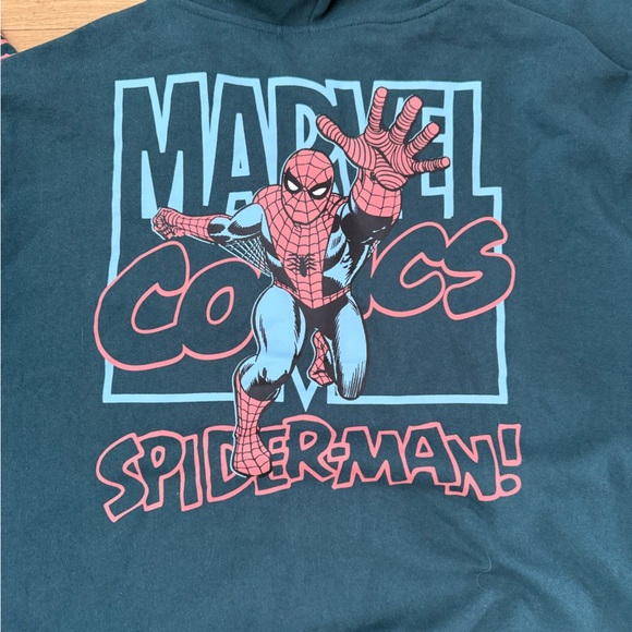 Marvel Spider-Man Kids boys zip up hoodie sweatshirt size medium - Picture 11 of 12